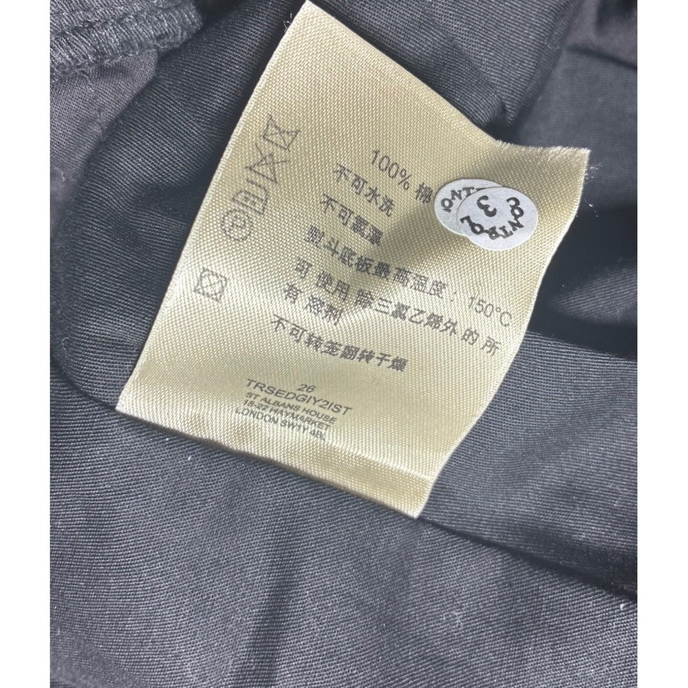Burberry London Dress Women's 4 Black Cotton Belted Trench Career Academia - Picture 10 of 12